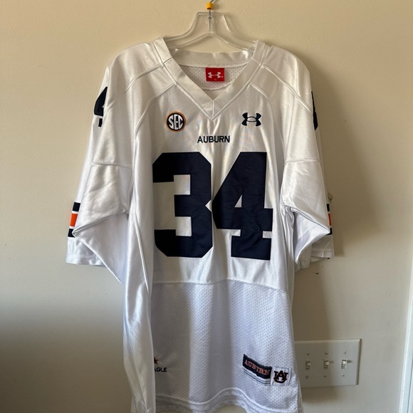 Under Armour Other - Men’s Under Armour Bo Jackson #34 Auburn Tigers NCAA Jersey Sz 50 - White